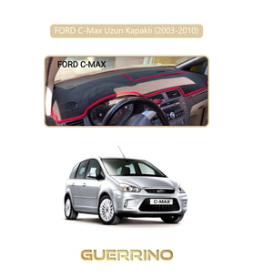 FORD C-Max uzun kapaklı (2003-2010)TORPİDO KORUMA HALISI BEJ KENAR