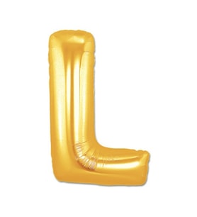 Altın Sarısı Folyo Harf Balon 1 Metre