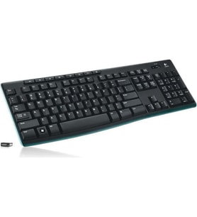 LOGİTECH K270 KABLOSUZ KLAVYE SİYAH 920-003761
