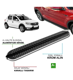 DACIA SANDERO 2 STEPWAY 2013 2014 2015 2016 2017 2018 2019 2020 YAN BASAMAK