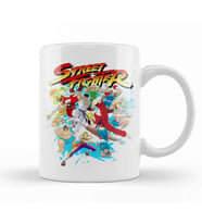 Street Fighter World Warrior Street Fighters Kupa Bardak Porselen