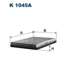 FILTRON K1045A Polen Filtresi (Karbonlu) 3A0091800