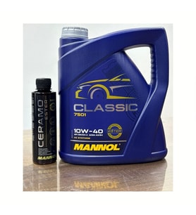 2025 10W40 Mannol Classic 4L Motor Yağı ve Etkili Ceramo Ester Kalıcı Ultra Performans Katkısı