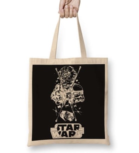 Star Wars Vader Estrela da Morte Bez Çanta Uzun Saplı