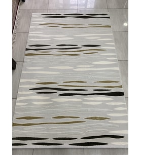 Saray Halı Vizyon 11504 Po 150X230 Beyaz Yeşil Kahve 4 M2 Halı !