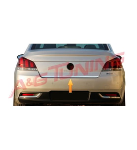 Peugeot 508 Krom Bagaj Alt Çıta Formlu 2010 Üzeri Paslanmaz Çelik