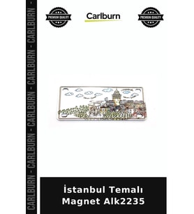 Özel Üretim Hediyelik Hatıra Dekoratif Turistik Koleksiyon İstanbul Temalı Magnet Alk2235