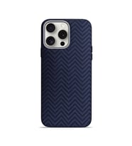 Aether Carbon iPhone 13-14 MagSafe Karbon Kılıf Deep Navy Pulse