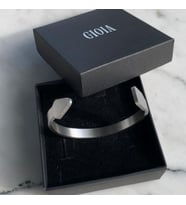 Çelik Bileklik Premium 316L Ürün İki Yönlü Kullanılır (Gümüş Gri)