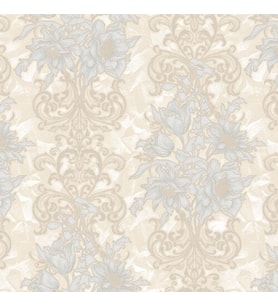 Adawall Seven Çiçek Detayı Damask Desenli Duvar  Kağıdı 7805-1