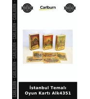 Özel Üretim Hediyelik Koleksiyon İstanbul Temalı Oyun Kartı Alk4351