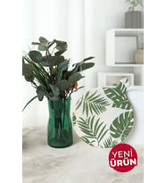 Keramika Forest Peynir Sunum Tabağı 26 Cm 22726 (Yeşil)