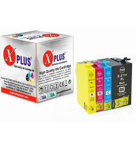 Xplus® Epson 27XL 4 Renk Muadil Kartuş Seti Mavi/Kırmızı/Sarı/Siyah (Çok Renkli)