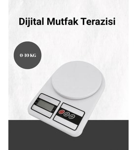Hassas Ölçüm İçin Dijital Mutfak Tartısı – 10 Kg Kapasiteli
