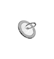GREENMNKY Magnetic Ring Holder - Metal - Cep Telefonu Yüzük Tutucu - Silver (Gümüş)