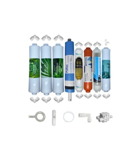 Puricom  Kapalı kasa su arıtma cihazlarına Sertifikalı 8li B12 alkali+detox+ Pallas mebran   mineral