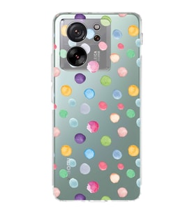 PrintiFy Xiaomi Mi 13T Pro ile Uyumlu Water Color 6  Kamera Korumalı Şeffaf  Kılıf