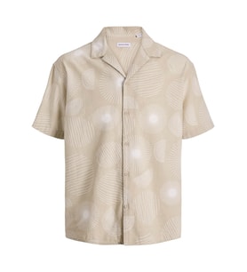 JACK JONES Erkek Desenli Yazlık Kısa Kollu Gömlek 12290408