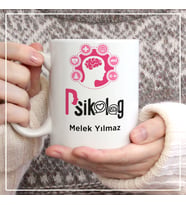 Fotoğraf Baskılı Psikolog Kupa Bardak