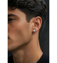 Gümüş Renk Unısex Kulak Piercıng