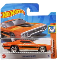 Hot Wheels - ´71 Plymouth Gtx - Muscle Mania 7/10 - Hkj56 - Short Card - Chrysler - Turuncu - Mattel (Çok Renkli)