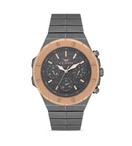 Ferro Quartz Çelik Gri 42 mm Erkek Kol Saati