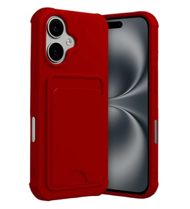 iPhone 17 Kelvin Kartvizitli Silikon - Kırmızı