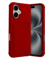 iPhone 17 Kelvin Kartvizitli Silikon - Kırmızı