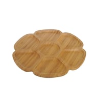 Pincho Delicado Bölmeli Çerezlik 32x32x1,7cm Kahvaltı Sunum Şık Tasarım Antibakteriyel