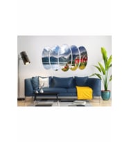 GÖL EVİ DAĞ MANZARA MDF TABLO-3426