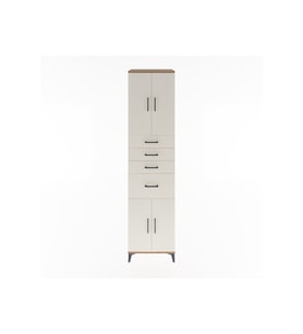 Hyperion Dolap 2 Raflı 4 Çekmeceli 4 Kapaklı 60x44x243 Çam-Aytaşı