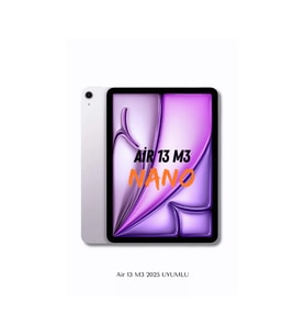 iPad Air 13 M3 2025 Uyumlu Fuchsia Blue Nano Ekran Koruyucu Ultra İnce Screen Protector