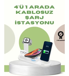 Northcity 360° Döner Kablosuz Şarj Ünitesi – Kaymaz Tabanlı Akıllı Masaüstü Çözümü