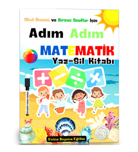Adım Adım Matematik YAZ-SİL Kitabı