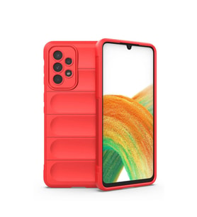 Samsung Galaxy A33 5g Kılıf Optimum Silikon - Kırmızı
