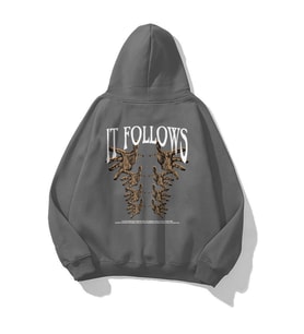 Trendiz Unisex it Follows Sweatshirt Antrasit