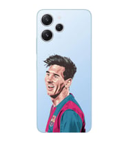 Xiaomi Redmi 12 Uyumlu Uyumlu Lionel Messi Tasarımlı Şeffaf Telefon Kılıfı