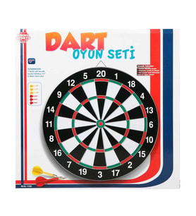 Kutulu Çivili 41,5 Cm Dart Oyun Seti