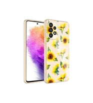 Samsung Galaxy A73 Uyumlu Kılıf Kamera Korumalı Desenli Sert Silikon Zore Epoksi Kapak (Model 2)