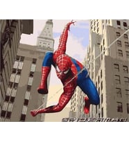 Spiderman Sayılarla Boyama Seti(50x65 cm Tuval Şasesine Gerili)