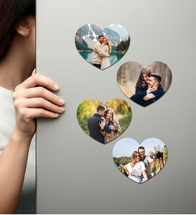 Kişiye Özel Ahşap Fotoğraflı UV Baskılı Magnet