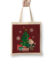 Pig Pen Peanuts Around The Christmas Tree Bez Çanta Uzun Saplı