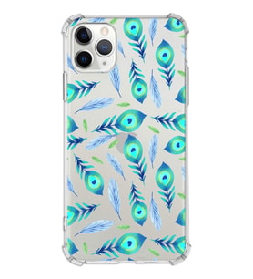 PrintiFy Apple iPhone 11 Pro Uyumlu Nazar Boncuğu 3 Baskılı Şeffaf Köşe Korumalı Antişok Kılıf