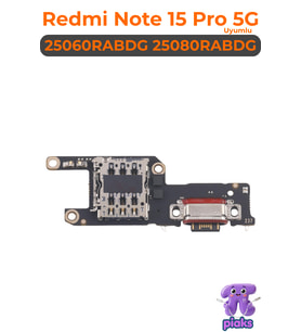 Redmi Note 15 Pro 5G Şarj Bordu Soketi Alt Bord 25060RABDG 25080RABDG Uyumlu