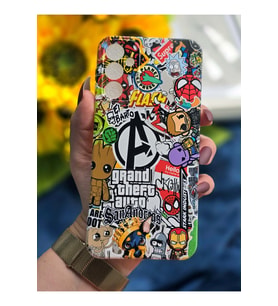 Samsung Galaxy M13/M23 Uyumlu Baskılı Şeffaf Telefon Kılıfı