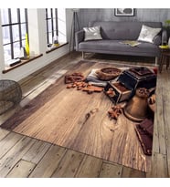 Doğuş Peluş Halı 3D 701 3 Boyutlu Mutfak Halısı 140x200 cm