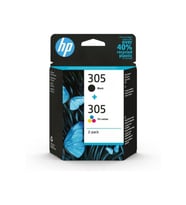 HP 6ZD17AE (305) Siyah+Renkli İkili paket Orjinal Kartuş - DeskJet 2710
