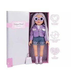 DesignaFriend Eliza Festival Bebeği 47 cm İpeksi Saçlı ve Kıyafetli Özel Hediye Seti