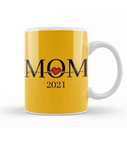 LOVE MOM Mothers Day 2021 Kupa Bardak Porselen