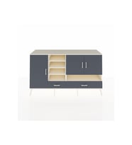 Hyperion Konsol 8 Raflı 2 Çekmeceli 3 Kapaklı 176x44x99 Aytaşı-Antrasit